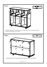 Preview for 7 page of K&B Furniture WR1364 Assembly Instructions Manual