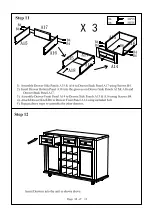 Preview for 10 page of K&B Furniture WR1364 Assembly Instructions Manual