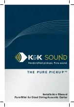 K&K Sound Pure Mini Installation Manual preview