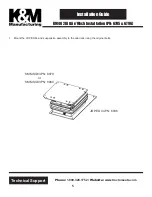 Предварительный просмотр 5 страницы K&M KM 402 Installation Manual