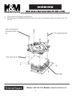 Предварительный просмотр 7 страницы K&M KM 402 Installation Manual