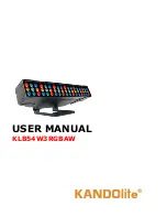 Kandolite KLB54W3RGBAW User Manual preview