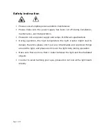 Preview for 4 page of Kandolite KMLSP60W User Manual