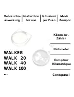 K&R WALKER WALK 20 Instructions For Use Manual preview