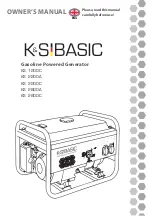 K&S BASIC KS 1200C Owner'S Manual предпросмотр