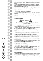 Предварительный просмотр 4 страницы K&S BASIC KS 2200A Owner'S Manual