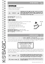 Предварительный просмотр 7 страницы K&S BASIC KSB 21i Owner'S Manual