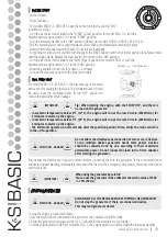 Предварительный просмотр 8 страницы K&S BASIC KSB 21i Owner'S Manual