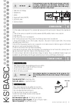 Предварительный просмотр 5 страницы K&S BASIC KSB 30A Owner'S Manual