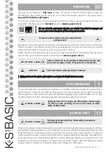 Preview for 2 page of K&S BASIC KSB 30i S Owner'S Manual