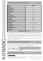 Preview for 4 page of K&S BASIC KSB 30i S Owner'S Manual