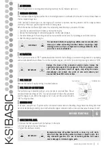 Preview for 5 page of K&S BASIC KSB 30i S Owner'S Manual