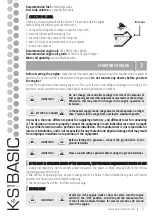 Preview for 6 page of K&S BASIC KSB 30i S Owner'S Manual