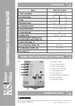 Preview for 3 page of K&S KS ATS 4/25 Gasoline Manual