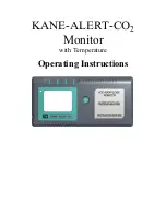 Предварительный просмотр 1 страницы Kane ALERT-CO2 Operating Instructions Manual