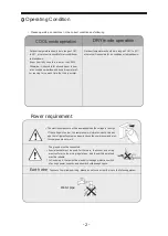 Preview for 4 page of Kaneda KA-W072M Operating Instructions Manual