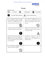 Preview for 2 page of KANEKA G-SA060 Installation Manual