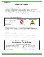 Preview for 2 page of Kanematsu Corporation TactPlus. User Manual