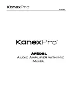 Предварительный просмотр 1 страницы KanexPro AP2DBL Manual