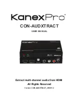 Preview for 2 page of KanexPro CON-AUDXTRACT User Manual