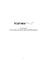 KanexPro DVSP8HD Setup Manual preview