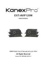 KanexPro EXT-AVIP120M User Manual preview