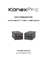 KanexPro EXT-HDBASE70E Manual предпросмотр