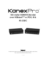 KanexPro EXT-HDBT150M User Manual preview