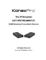 KanexPro EXT-IPSTREAMKITX1 User Manual preview