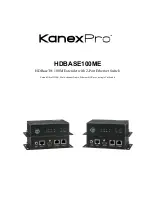 KanexPro HDBASE100ME Manual preview