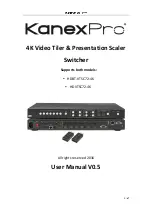 KanexPro HDBT-VTSC72-4K User Manual preview