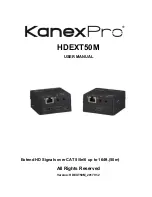 KanexPro HDEXT50M User Manual preview