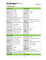 Preview for 5 page of KanexPro HDSC12 User Manual