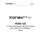 KanexPro HDSC12D Manual preview