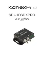 KanexPro SDI-HDSDXPRO User Manual preview