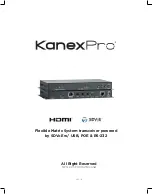 Preview for 1 page of KanexPro SDVoE EXT-PROMATRIXUSB Manual