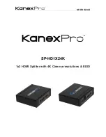 KanexPro SP-HD1X24K Manual preview