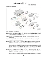 Preview for 9 page of KanexPro SP-HDBT1X4 Operation Instruction Manual