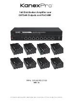 Предварительный просмотр 1 страницы KanexPro SP-HDPOC1X8 Instructions Manual