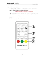 Preview for 8 page of KanexPro SW-HD3X14K User Manual