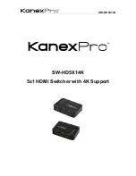 KanexPro SW-HD5X14K Manual preview