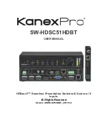 KanexPro SW-HDSC51HDBT User Manual preview