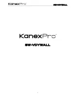 Preview for 1 page of KanexPro SW-VDYWALL User Manual