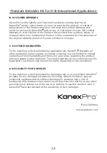 Предварительный просмотр 23 страницы KanexPro WP-EDUKIT4K User Manual