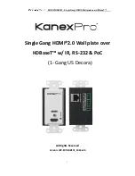 KanexPro WP-EXTHDBTX1 Manual preview