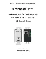 Preview for 1 page of KanexPro WP-EXTHDBTX1 Manual