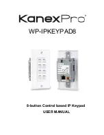 KanexPro WP-IPKEYPAD8 User Manual preview