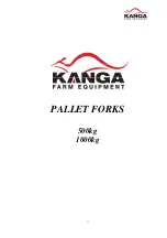 Preview for 3 page of Kanga 1200906 Operator'S Manual