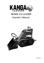 Kanga 216 Series Operator'S Manual preview