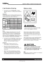 Предварительный просмотр 32 страницы Kanga 216 Series Operator'S Manual